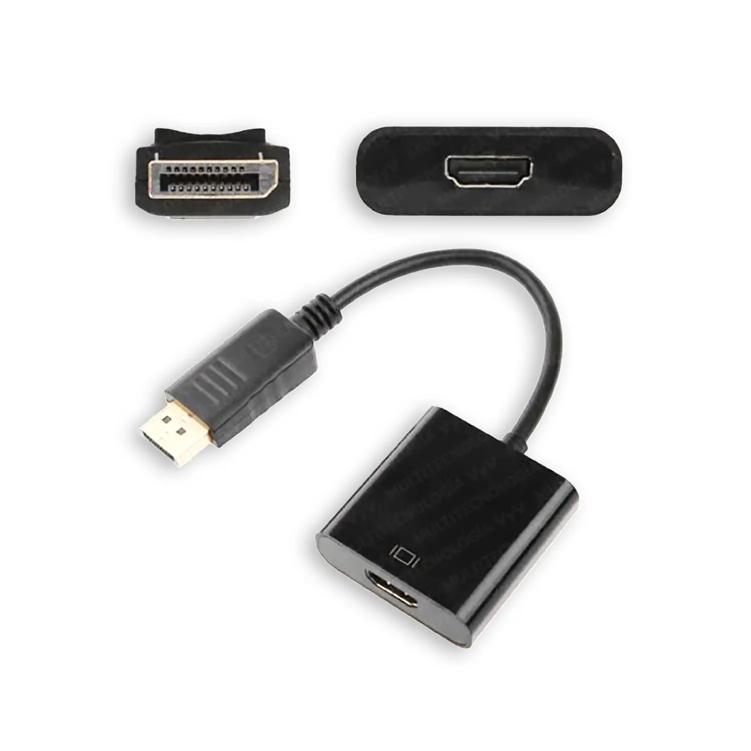 CABLE CONVERTIDOR DISPLAY PORT A HDMI L= 20CM DELTA