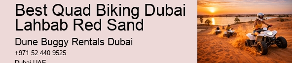 Best Quad Biking Dubai Lahbab Red Sand