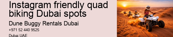 Instagram friendly quad biking Dubai spots
