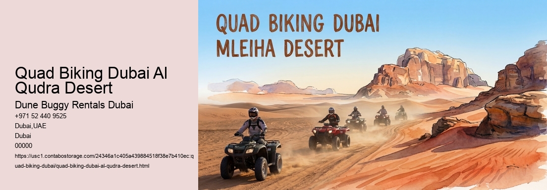 Quad Biking Dubai Al Qudra Desert