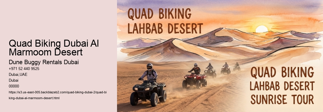 Quad Biking Dubai Al Marmoom Desert