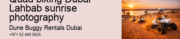 Quad biking Dubai Lahbab sunrise photography