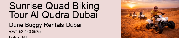 Sunrise Quad Biking Tour Al Qudra Dubai