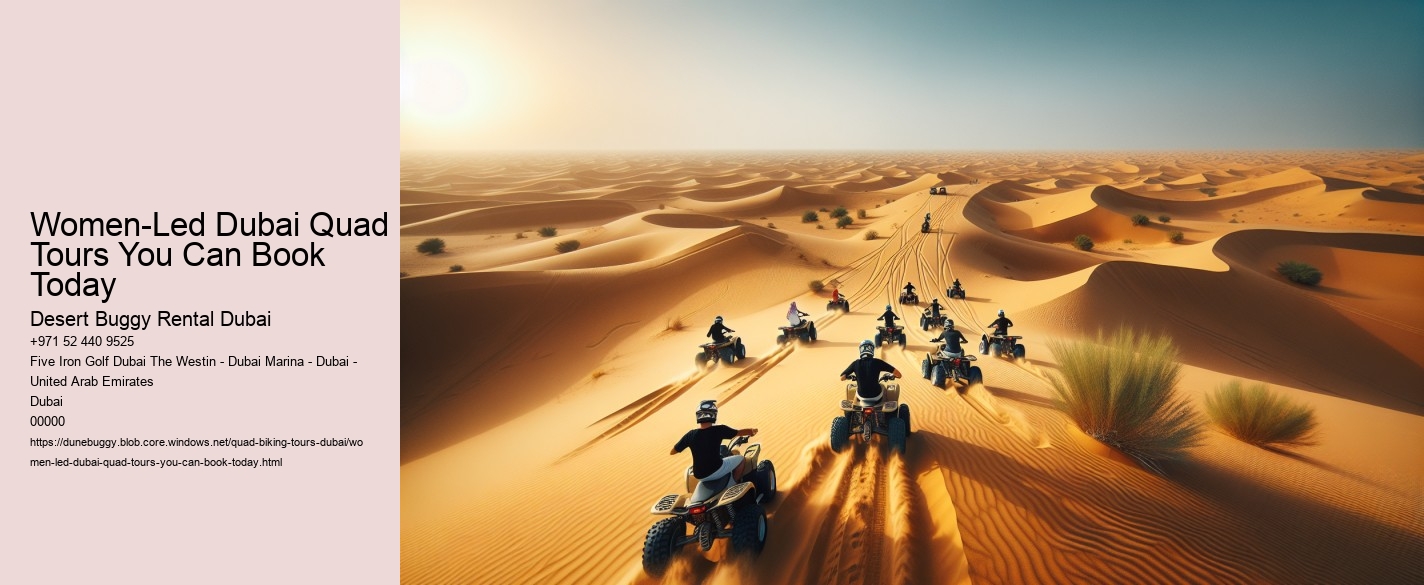 Women-Led Dubai Quad Tours You Can Book Today