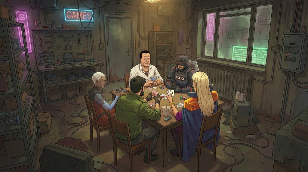 barry plays showdown and other things on megaeth