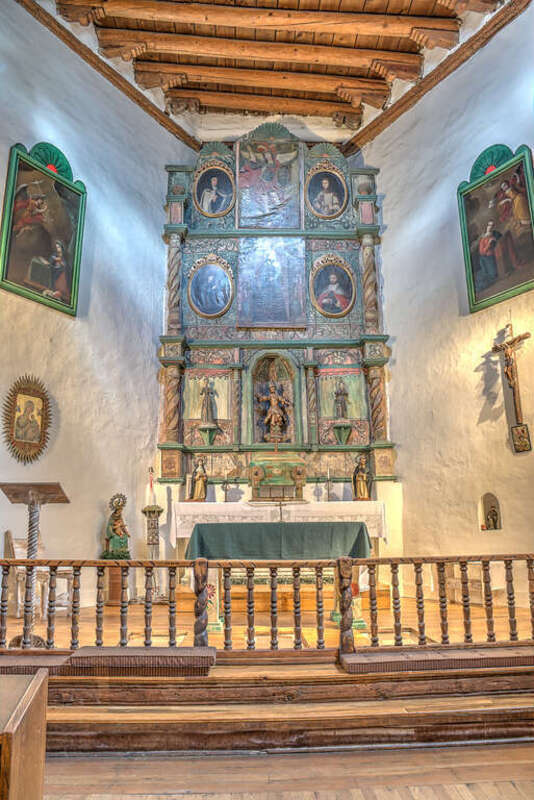 Interior of San Miguel Mission