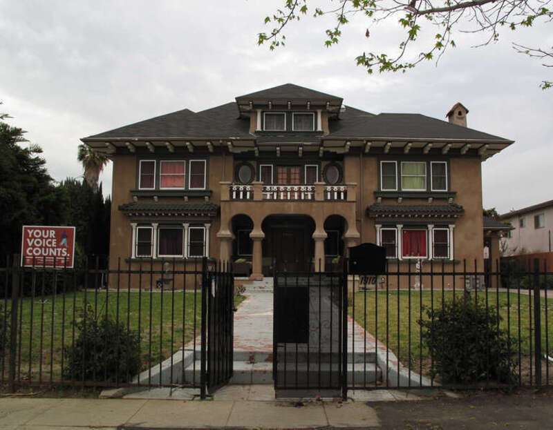 Linda Scott Residence, 1910 S Harvard Blvd, Los Angeles. Los Angeles Historic-Cultural Monument #963.