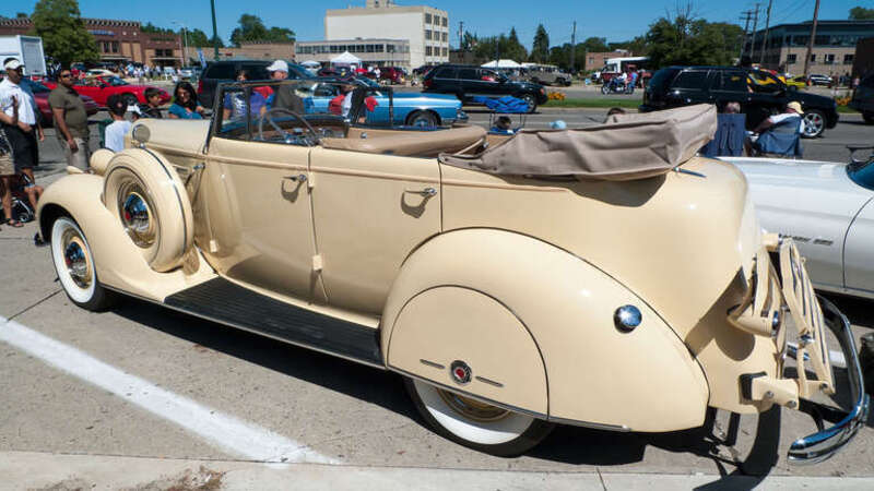 1937 Packard 120 
Taken at the 2012 Woodward Dream CruiseBirmingham, Michigan, United States