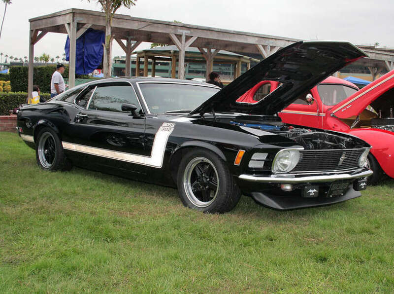 1970 Ford Boss 302 Mustang - black - fvr