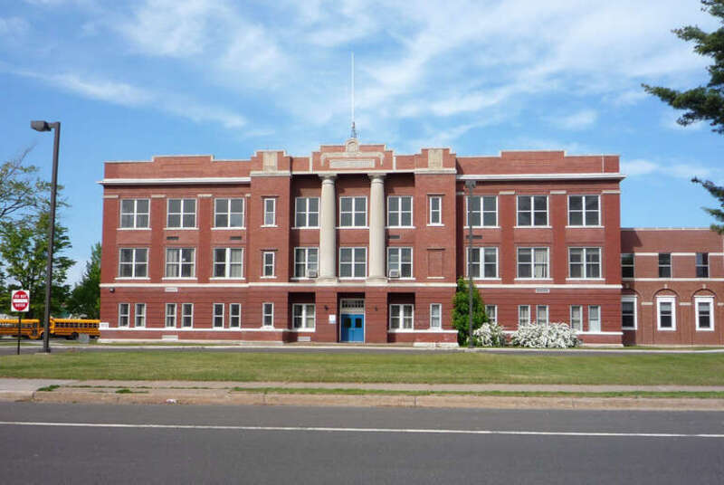 Ontonagon School — in Ontonagon, Michigan.
On the National Register of Historic Places in Michigan