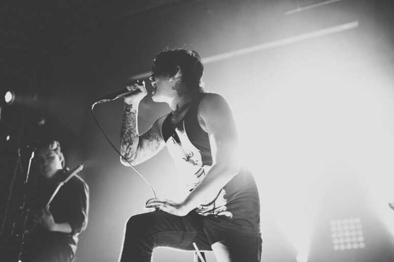 Craig Mabbitt with Escape the Fate at  "This World Is Ours Tour"
at Marquee Theater- Tempe, AZ