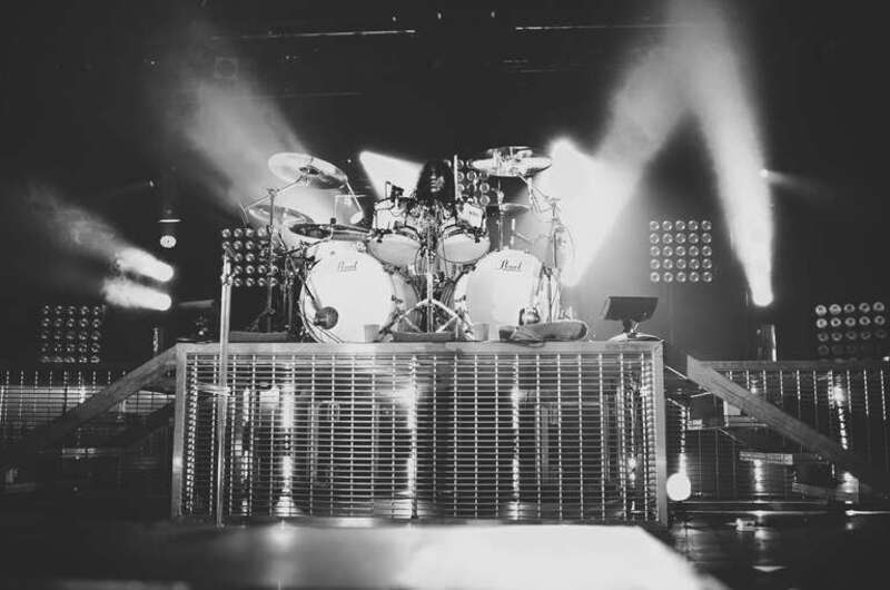 Robert Ortiz with Escape the Fate at "This World Is Ours Tour"