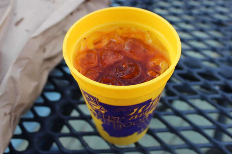 One unique beverage option available for adults attending the annual Let the Good Times Roll Festival in downtown Shreveport is "Omega Oil," a cocktail created by the brothers of Rho Omega.