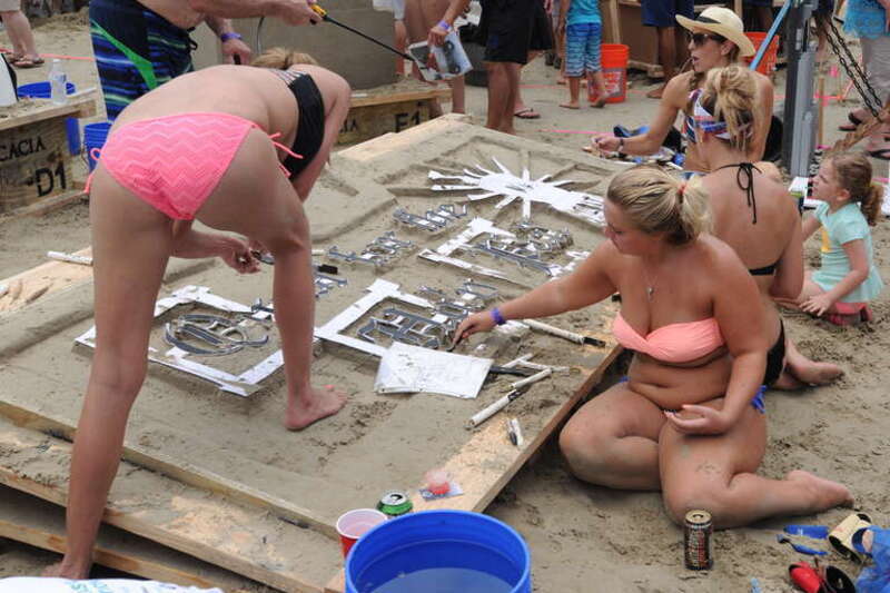 Sandcastle competition, Galveston, Texas