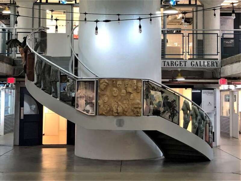 The Torpedo Factory Art Center is the former U.S. Naval Torpedo Station, a naval munitions factory on the banks of the Potomac River in Old Town Alexandria, Virginia, which was converted into an art center in 1974. The facility is located at 105
