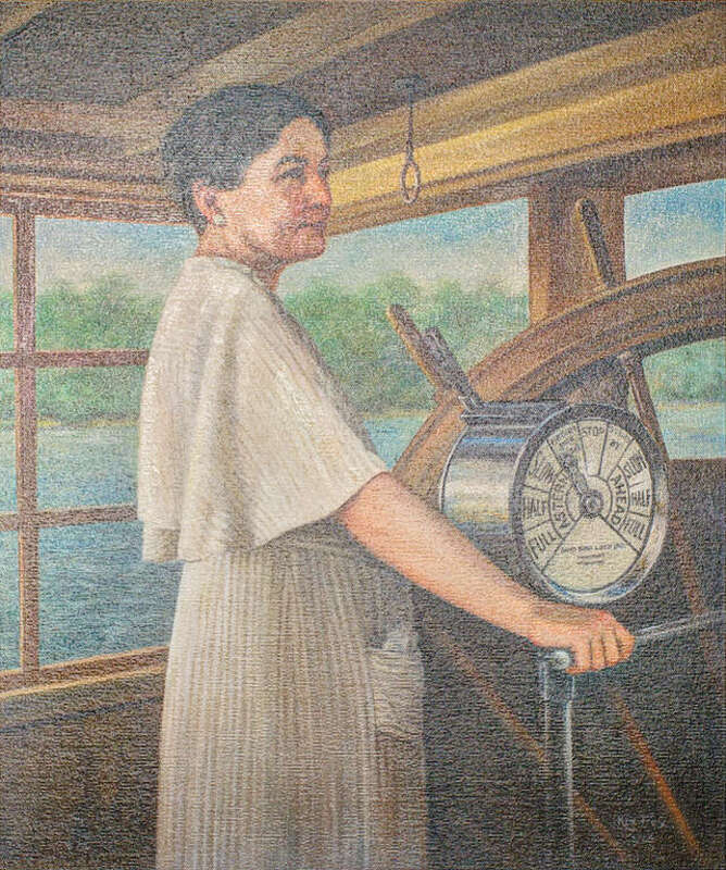 Portrait of Mary Becker Greene.