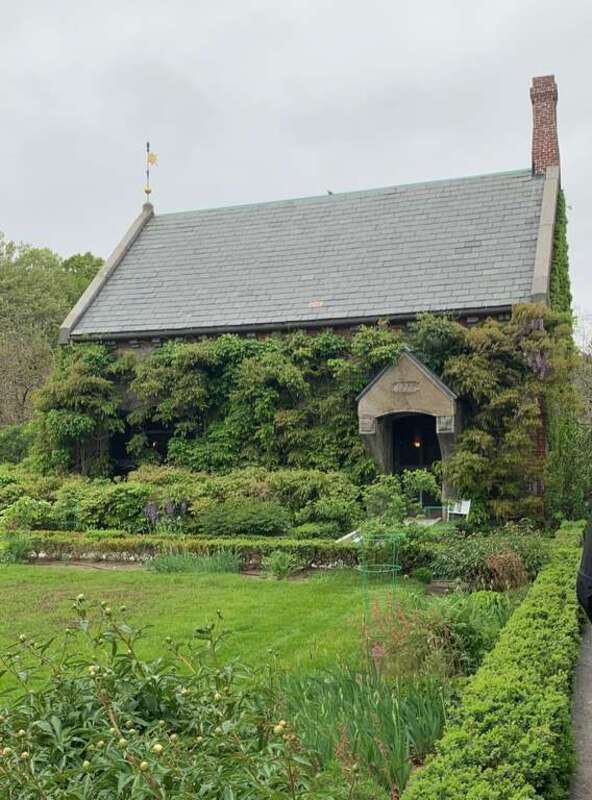 Stone Library of John Adams and descendants at Peacefield, Quincy, MA