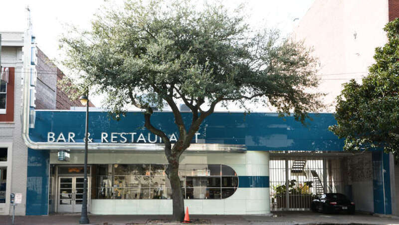 Atlantic Greyhound Bus Terminal in Savannah, Georgia, U.S.  It now houses The Grey Bar and Resturant.