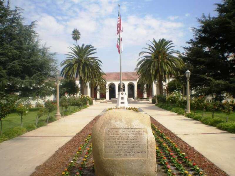 Azusa City Hall, at the Azusa Civic Center — at 213 Foothill Boulevard (historic Route 66), in Azusa, Los Angeles County, California.

The Spanish Colonial Revival style city hall wing was completed in 1929, and is on the National Register of