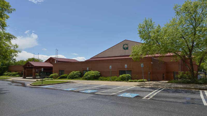 A large brick activity center at Bohrer Park. This park is run by the city of Gaithersburg, Maryland. 506 South Frederick Avenue, Gaithersburg, Maryland 20877.