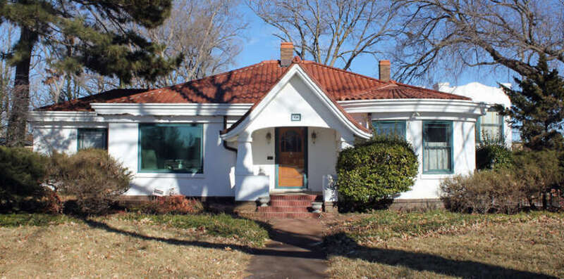 The Bond-Sullivan House, located at 936 Back Bay Boulevard in Wichita, Kansas. The house is listed on the National Register of Historic Places.