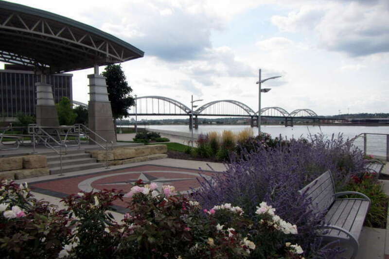 Centennial Bridge from Riverfront Park