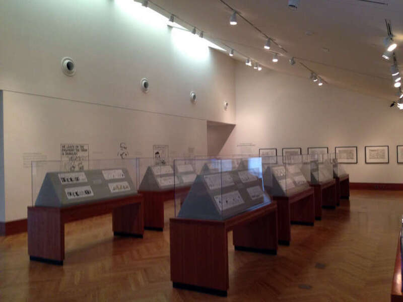 Gallery in the Charles Schulz Museum