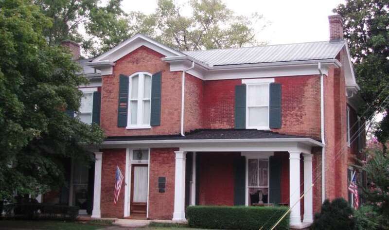 The Childress-Ray House (225 N. Academy) in Murfreesboro, Tennessee, USA. Built in 1847 and extensively remodeled in 1874, this house now listed on the National Register of Historic Places.