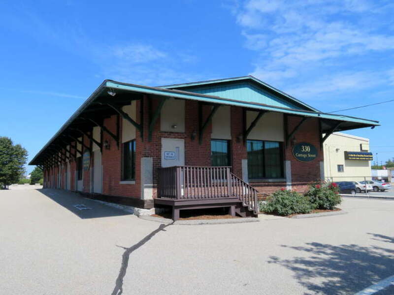 The former Darlington freight hose, built around 1874, in September 2018