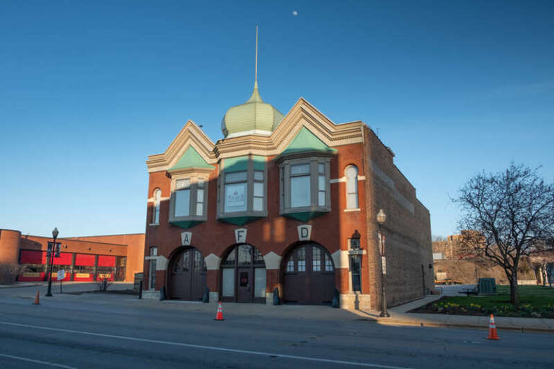 Aurora fire museum in what was an 1894 "Hose House" that included horse stables with hay storage.    

<a href="http://www.auroraregionalfiremuseum.org/history/station/1894article.htm" rel="noreferrer