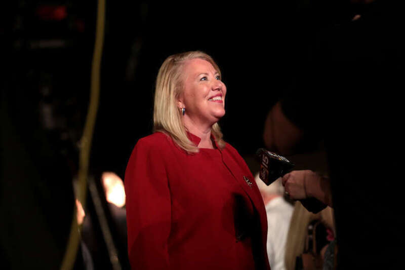 U.S. Congresswoman-elect Debbie Lesko speaking at her campaign election night watch party at a home in Peoria, Arizona.

Please attribute to Gage Skidmore if used elsewhere.