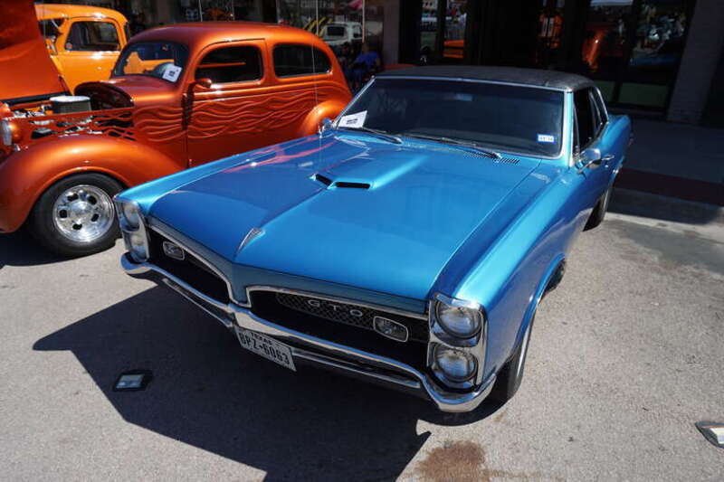 A 1967 Pontiac GTO at the Arts, Antiques &amp; Autos Extravaganza in Denton, Texas (United States).