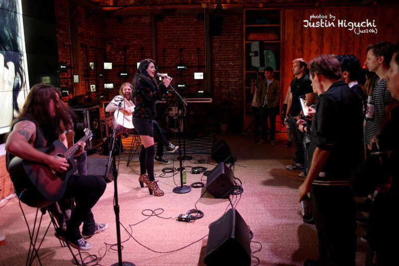Dorothy (Dorothy Martin) performing live at the Microsoft Lounge in Venice, Los Angeles, California, on Thursday June 23rd, 2016. This was the L.A. Release Party for Dorothy's new "ROCKISDEAD" album.