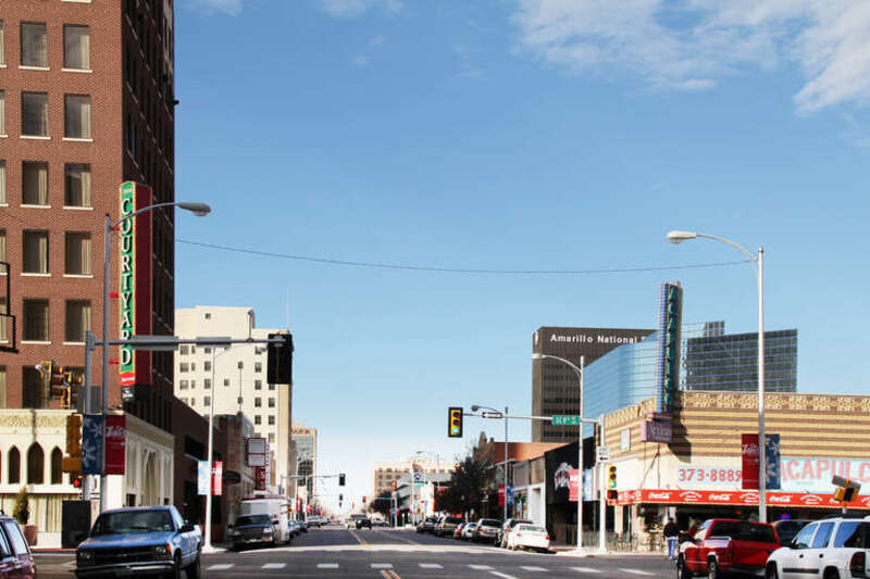 Downtown Amarillo, TX USA