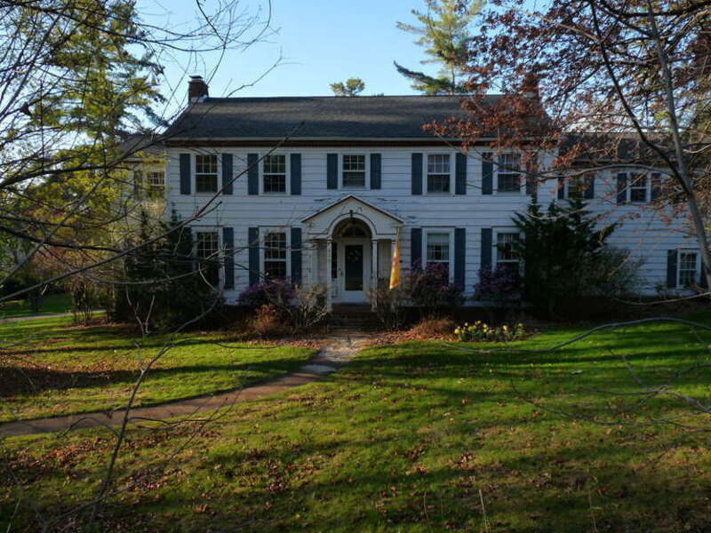 The E. K. Schuetz House in Wausau Wisconsin is a Colonial Revival house built in 1922 for a local jeweler.  The house is listed on the National Register of Historic Places.