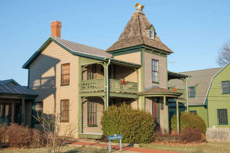Historic Victorian house (1877-1891) preserved at Chesapeake Bay Maritime Museum