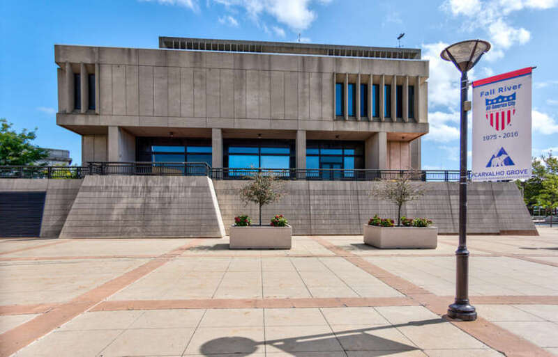 Fall River Government Center, Massachusetts. Main Street facade.
