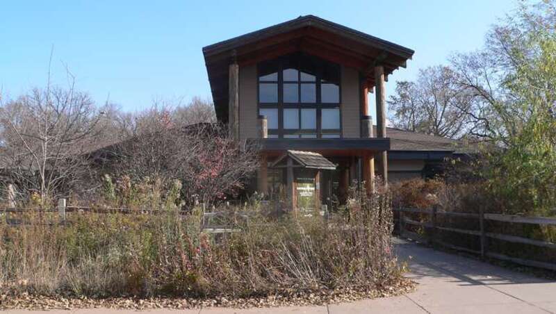 Fontenelle Forest visitor center, located at 1111 Bellevue Blvd N. in Bellevue, Nebraska.