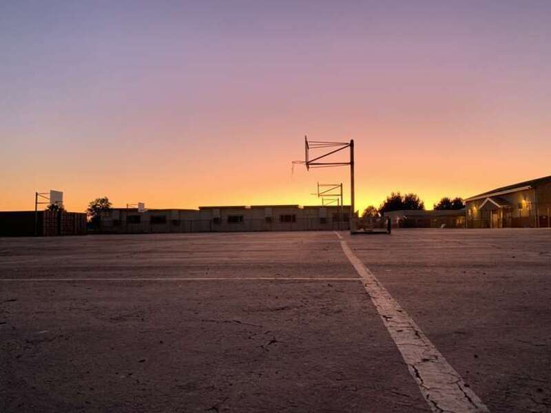 Franklin Highschool basketball courts
