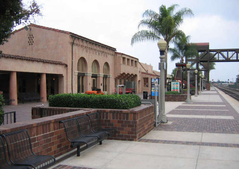 Fullerton Train Station, trackside.
