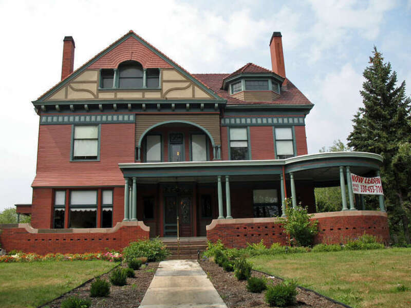 Registered Historic Places in Stark County, Ohio. 

George E. Cook House, 1435 Market Ave N., Canton, Ohio, USA. Photographed 2008-08-29 from the parking lot to the southwest of the building. Camera location40° 48′ 47.75″ N, 81° 22′ 15.37″ W View