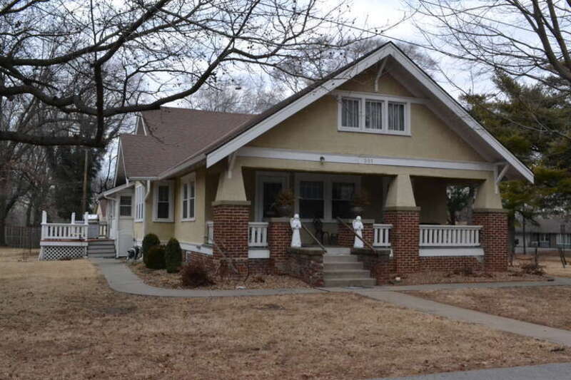 A home that contributes to the German Evangelical Pastors' Home Historic District
