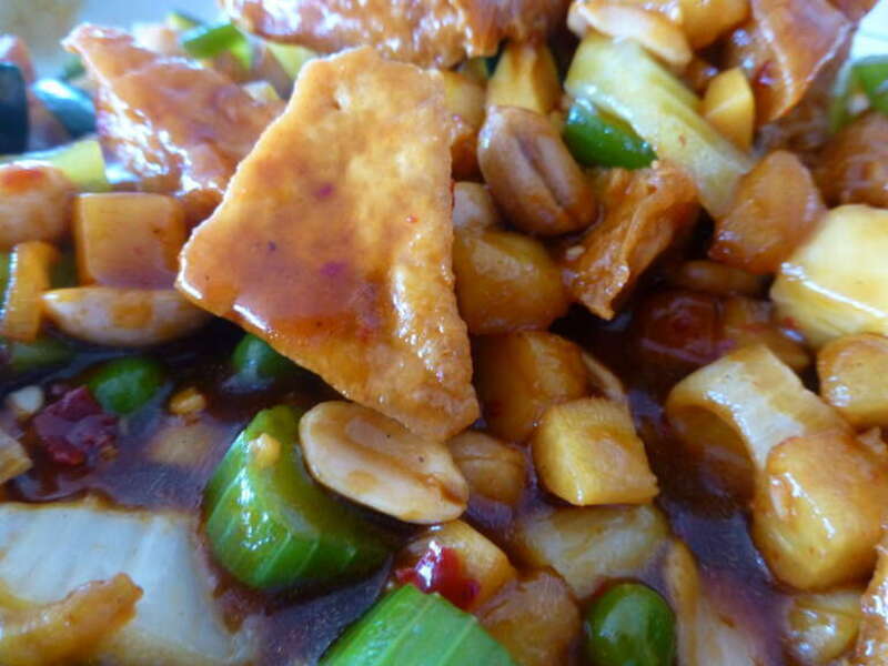 Kung pao tofu in Tucson, Arizona.