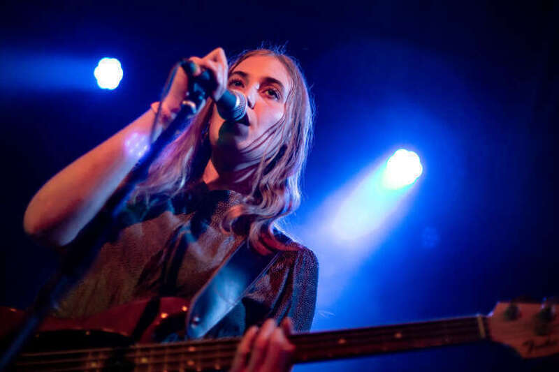 Hatchie (Harriette Pilbeam) performing live at the Bootleg Theater in Los Angeles, California, on Saturday, September 22, 2018. Shot for Pass The Aux.