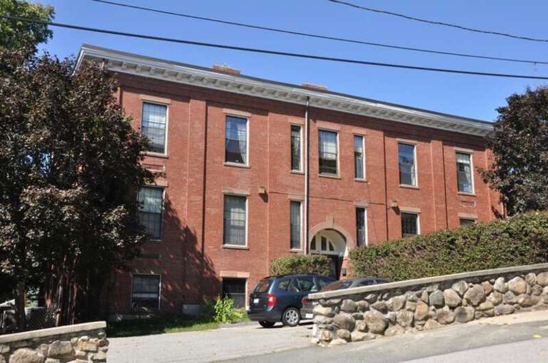 The former School Street School building in Haverhill, Massachusetts.