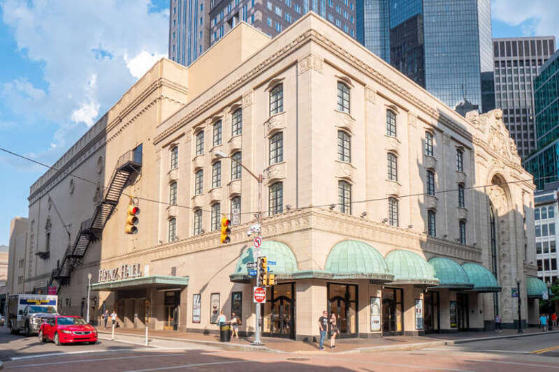 Heinz Hall located in Pittsburgh, Pennsylvania which serves as the home to the Pittsburgh Symphony Orchestra.