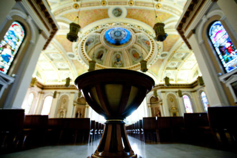Church interior, San Jose, California