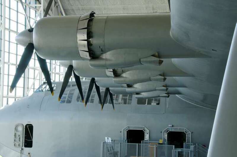 Hughes H-4 Hercules ("Spruce Goose"). Seen at the Evergreen Aviation &amp; Space Museum in McMinnville, Oregon.