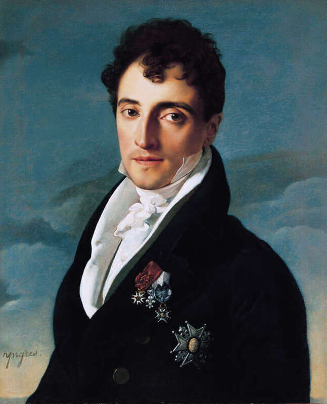 Ingres - Baron Joseph-Pierre Vialetès de Mortarieu. Huile sur toile, 61,2 x 50,2 cm, Pasadena (Ca, USA), Norton Simon Museum, F.1983.03.P
