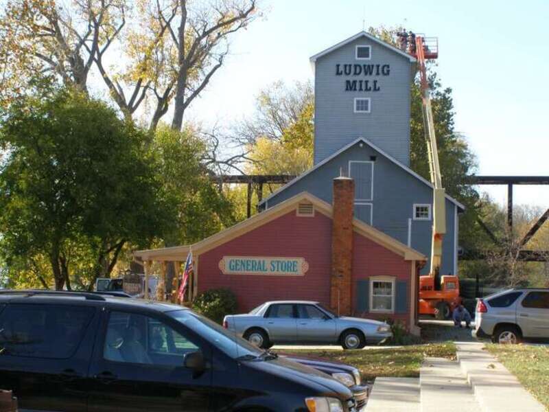 Historic Isaac Ludwig Mill in Providence Metropark, Toledo, Ohio